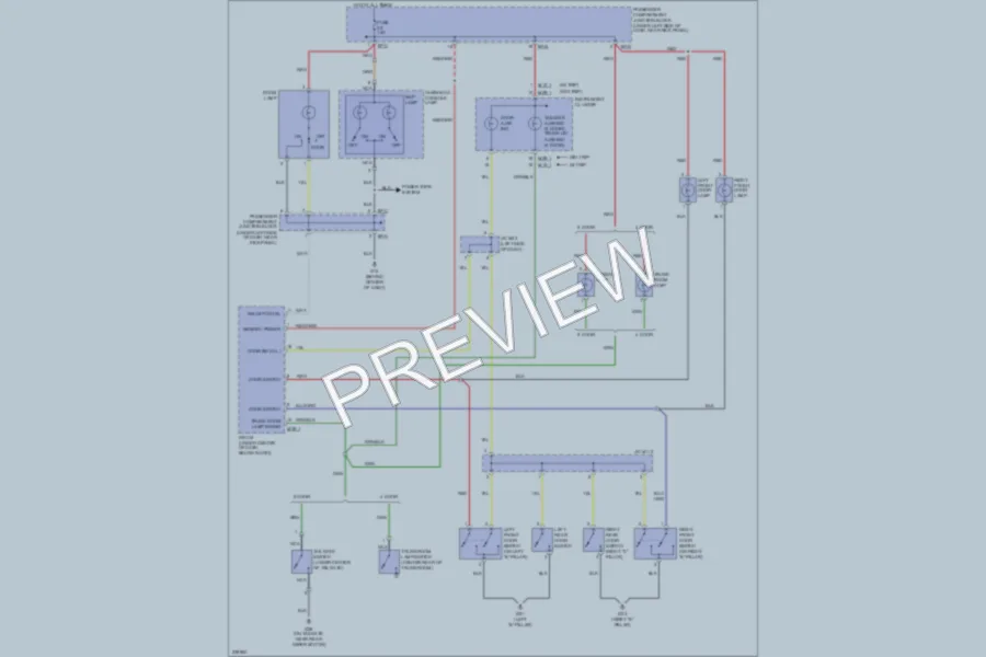 2006 Hyundai Elantra Interior Lights wiring diagram preview