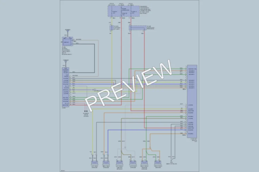 2006 Hyundai Elantra Radio wiring diagram preview