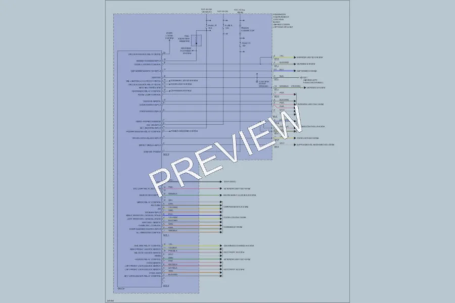 2006 Hyundai SantaFe Body Control Modules wiring diagram preview