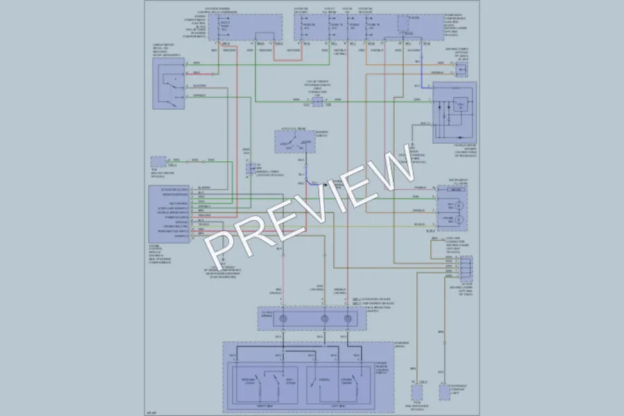 2006 Hyundai SantaFe Cruise Control wiring diagram preview