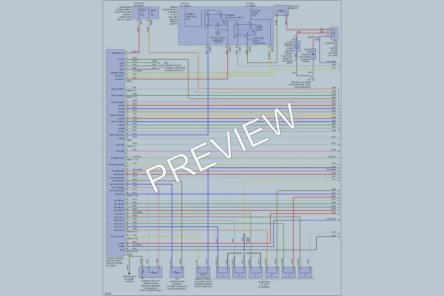 2006 Hyundai SantaFe Engine Performance wiring diagram preview