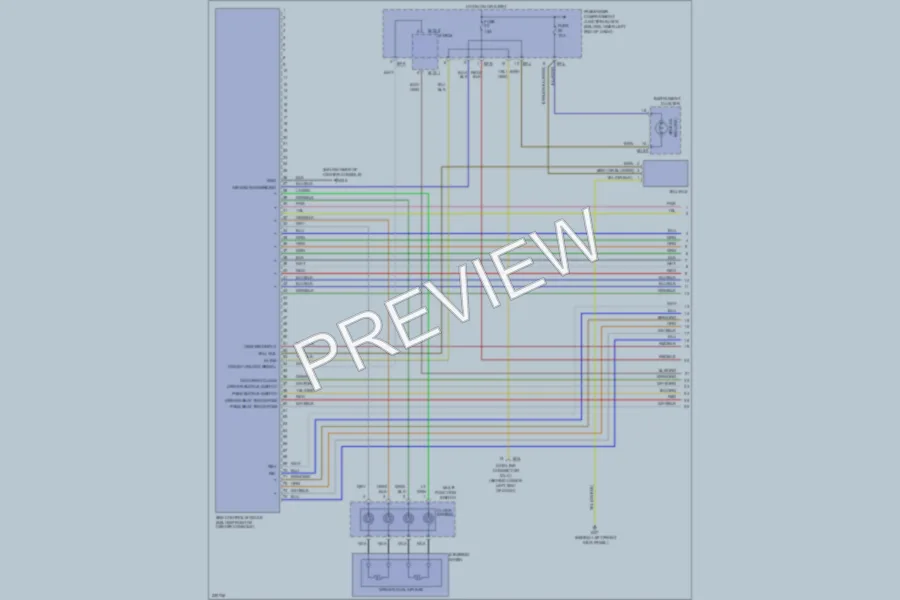 2006 Hyundai SantaFe Supplemental Restraints wiring diagram preview