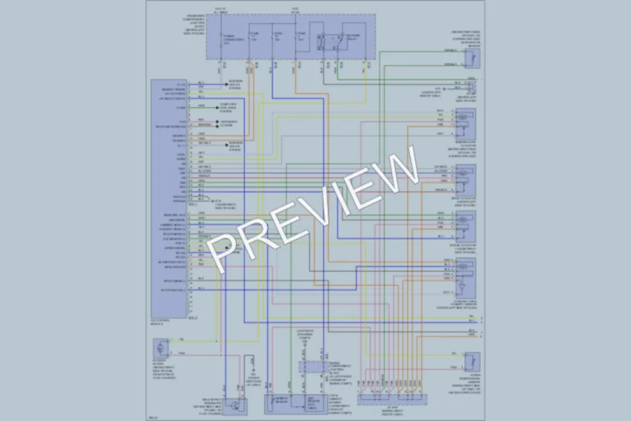 2006 Hyundai Sonata Air Conditioning wiring diagram preview