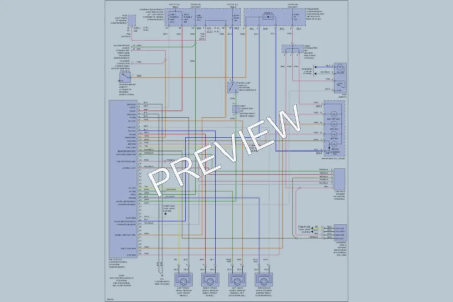 2006 Hyundai Sonata Anti Lock Brakes wiring diagram preview