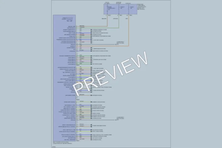 2006 Hyundai Sonata Body Control Modules wiring diagram preview