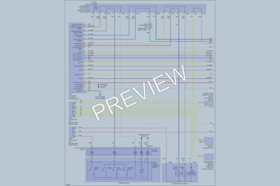 2006 Hyundai Sonata Cruise Control wiring diagram preview