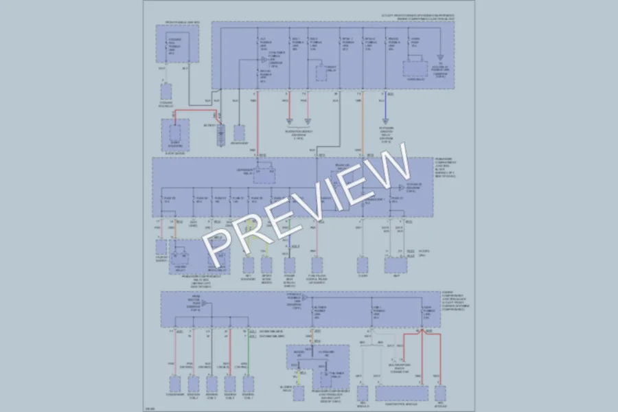 2006 Hyundai Sonata Power Distribution wiring diagram preview