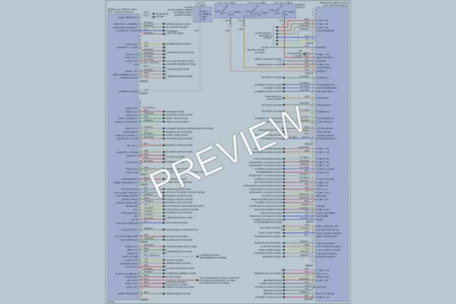 2006 Hyundai Tiburon Body Control Modules wiring diagram preview