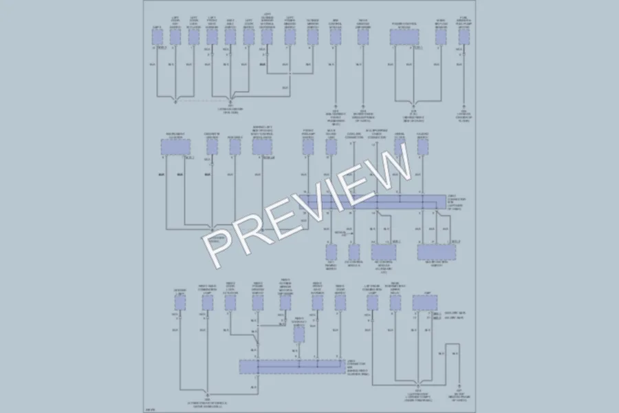 2006 Hyundai Tiburon Ground Distribution wiring diagram preview