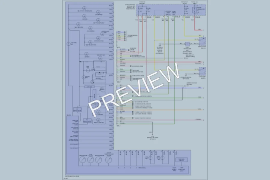 2006 Hyundai Tiburon Instrument Cluster wiring diagram preview