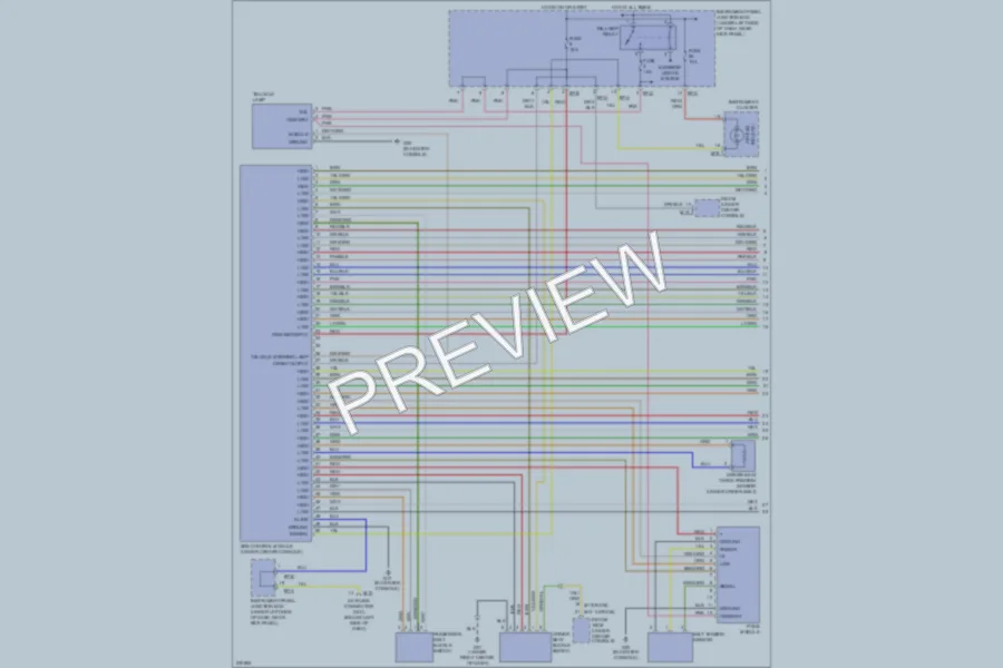 2006 Hyundai Tucson Supplemental Restraints wiring diagram preview