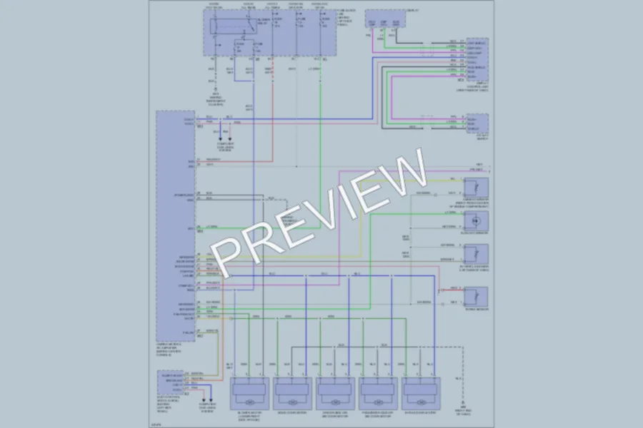 2006 Infiniti FX35 Air Conditioning wiring diagram preview