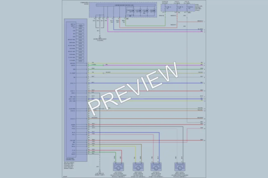 2006 Infiniti FX35 Anti Lock Brakes wiring diagram preview