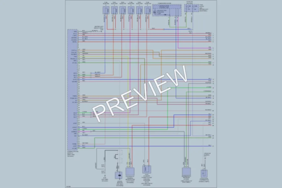 2006 Infiniti FX35 Engine Performance wiring diagram preview