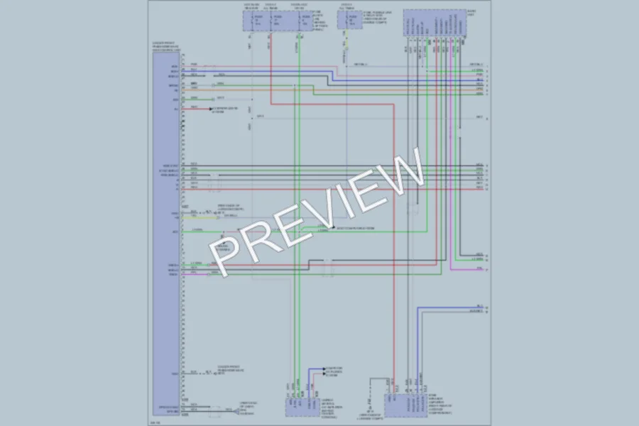 2006 Infiniti FX35 Navigation wiring diagram preview