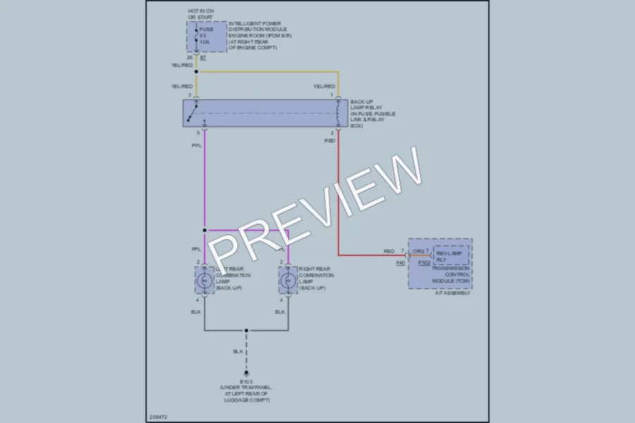 2006 Infiniti G35 Exterior Lights wiring diagram preview