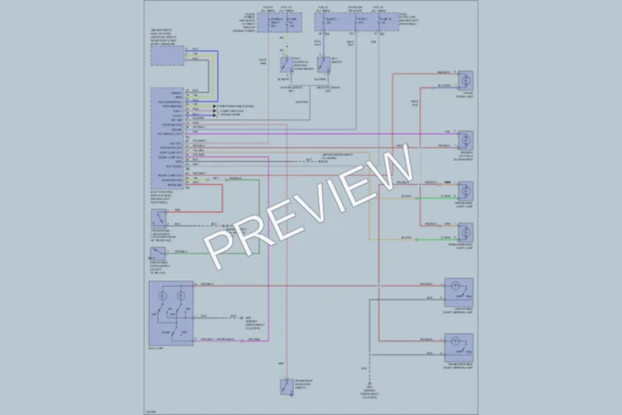 2006 Infiniti G35 Interior Lights wiring diagram preview