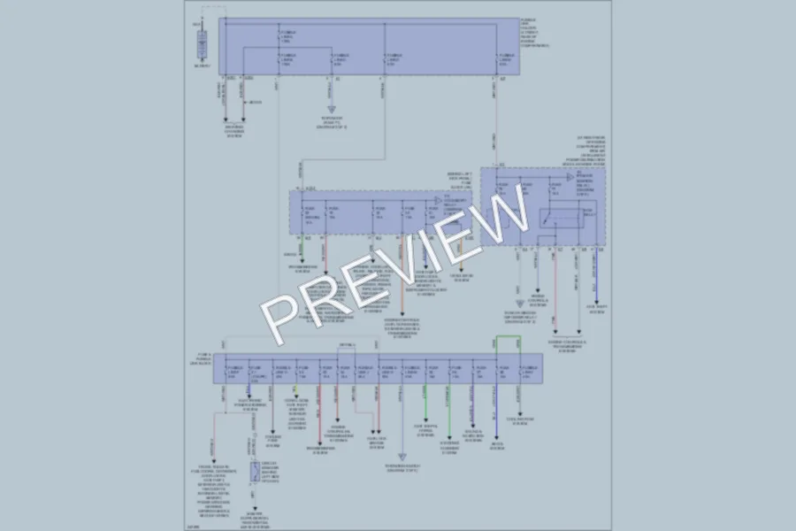 2006 Infiniti G35 Power Distribution wiring diagram preview