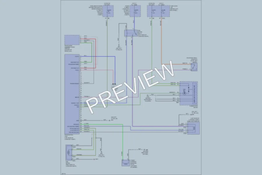 2006 Infiniti G35x Electronic Power Steering wiring diagram preview