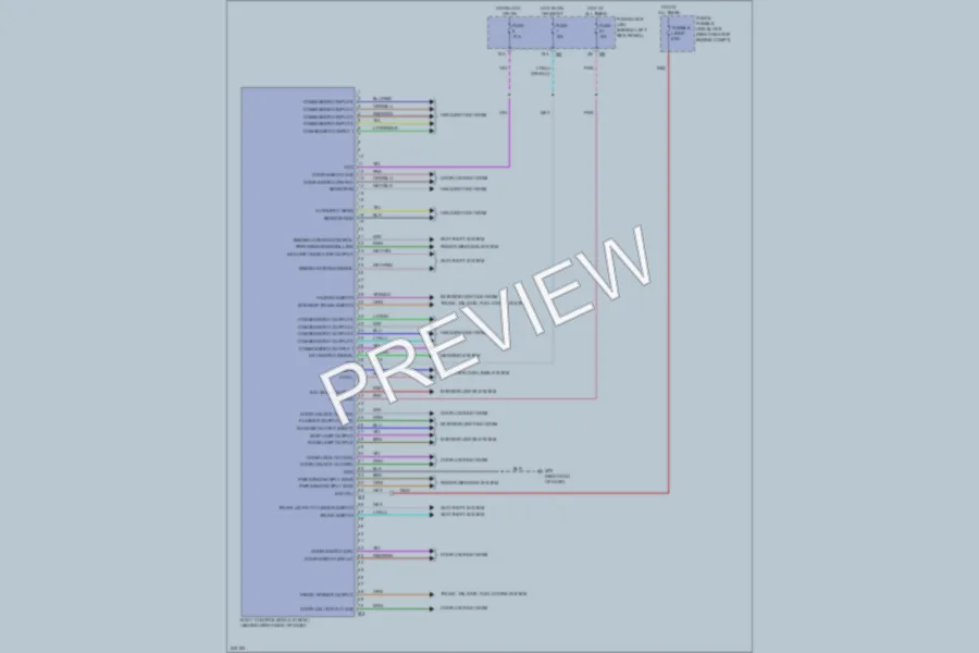 2006 Infiniti M35 Body Control Modules wiring diagram preview