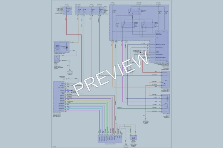 2006 Infiniti M35 Wiper Washer wiring diagram preview