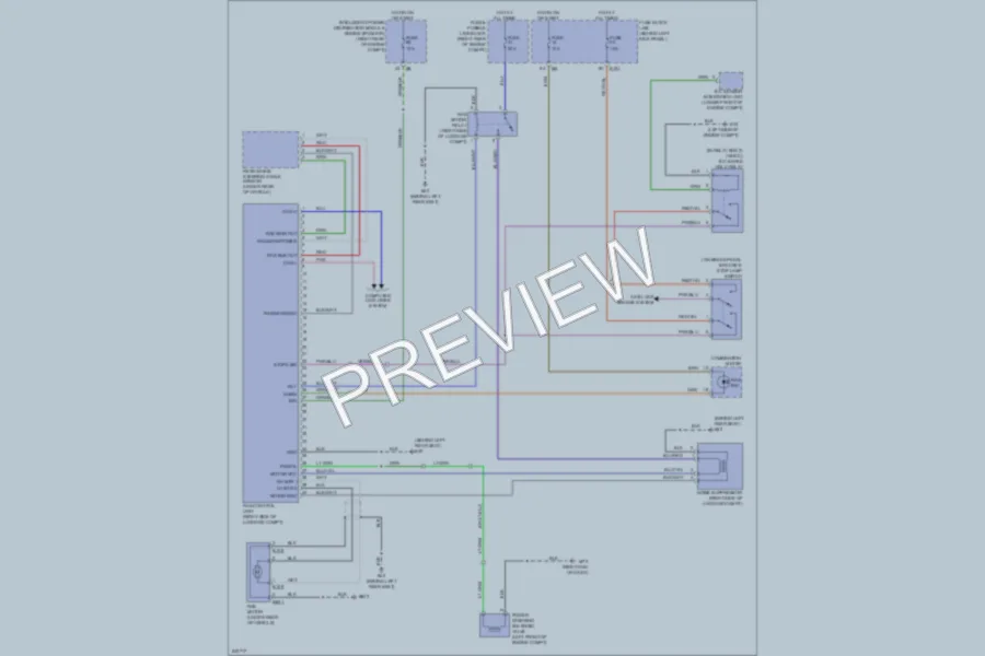 2006 Infiniti M35x Electronic Power Steering wiring diagram preview