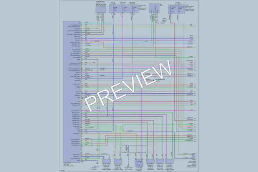 2006 Infiniti M35x Power Door Locks wiring diagram preview