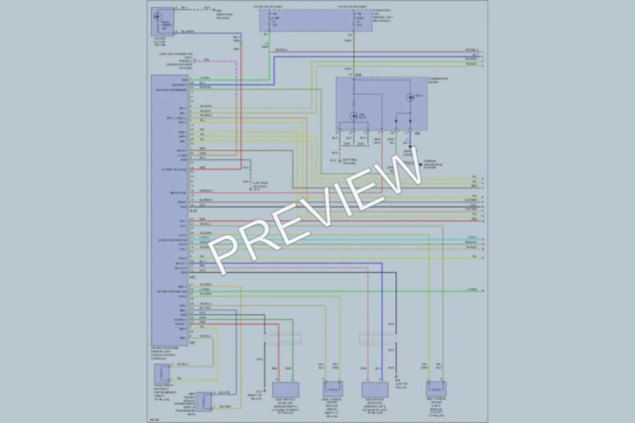2006 Infiniti M35x Supplemental Restraints wiring diagram preview
