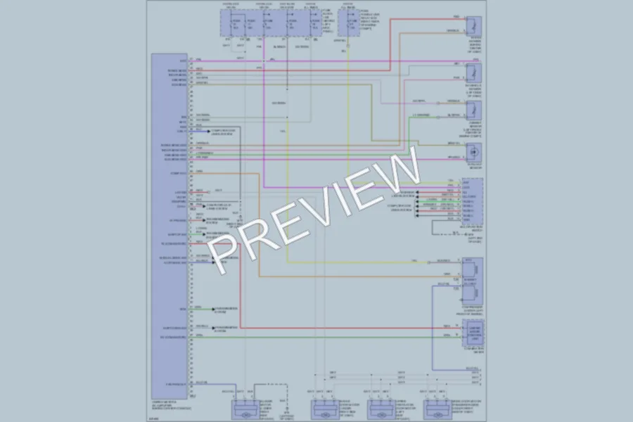 2006 Infiniti M45 Air Conditioning wiring diagram preview