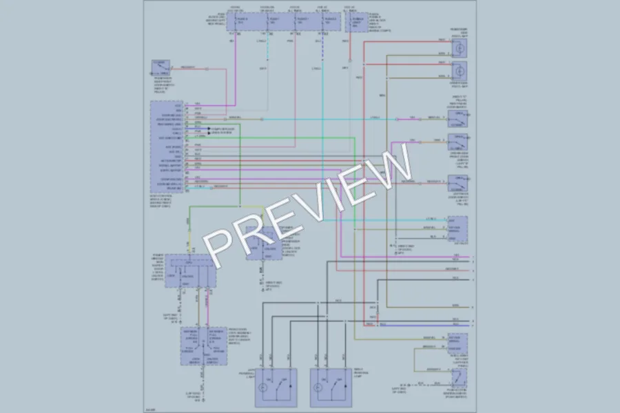 2006 Infiniti M45 Interior Lights wiring diagram preview