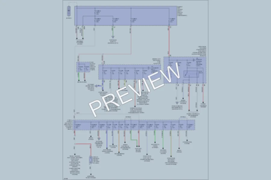 2006 Infiniti M45 Power Distribution wiring diagram preview