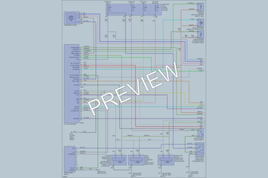 2006 Infiniti Q45 Air Conditioning wiring diagram preview
