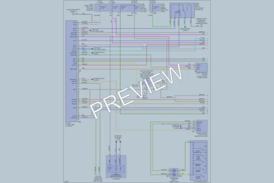 2006 Infiniti Q45 Cruise Control wiring diagram preview