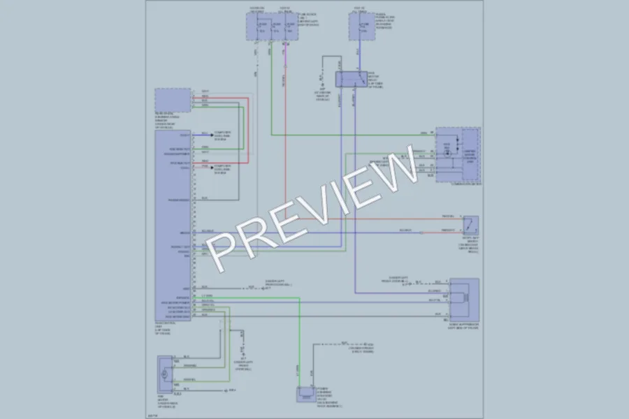 2006 Infiniti Q45 Electronic Power Steering wiring diagram preview