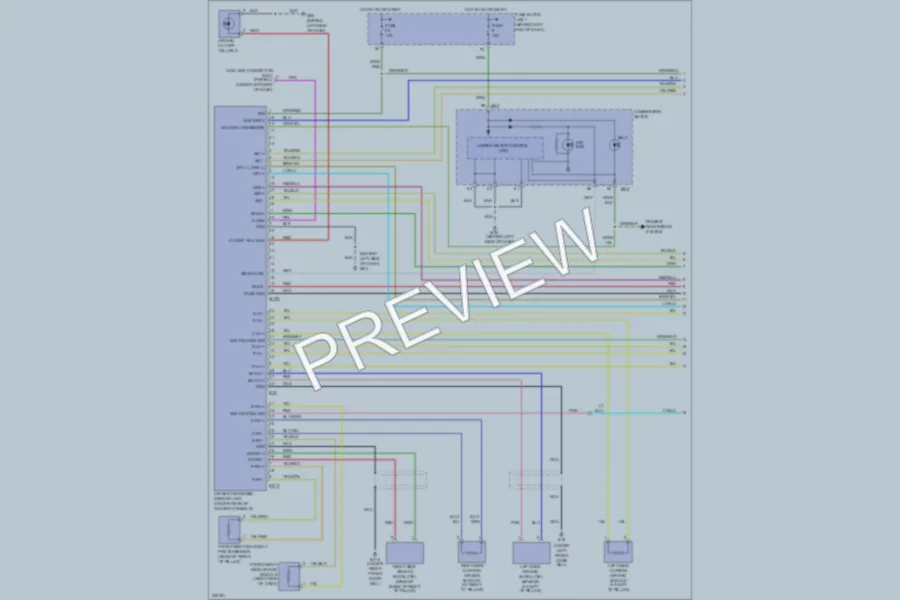 2006 Infiniti Q45 Supplemental Restraints wiring diagram preview