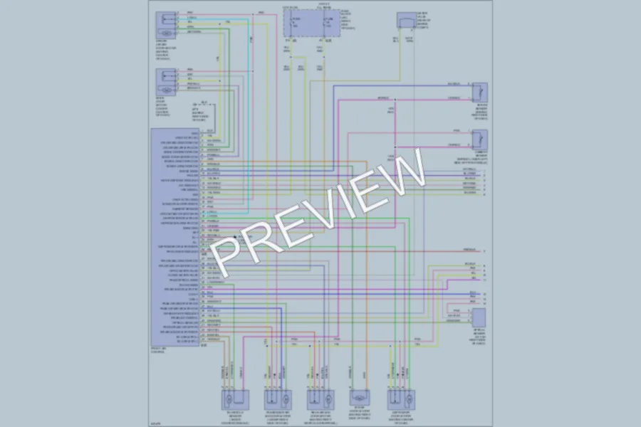 2006 Infiniti QX56 Air Conditioning wiring diagram preview