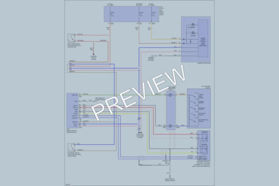 2006 Infiniti QX56 Cruise Control wiring diagram preview