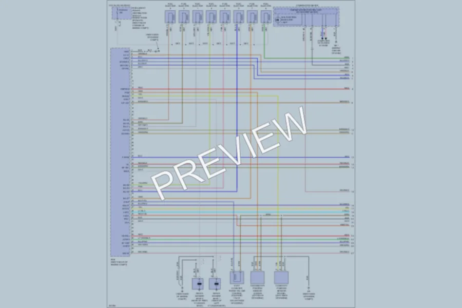 2006 Infiniti QX56 Engine Performance wiring diagram preview