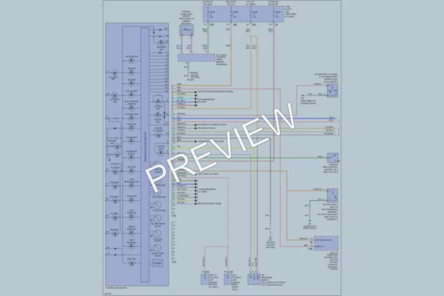 2006 Infiniti QX56 Instrument Cluster wiring diagram preview