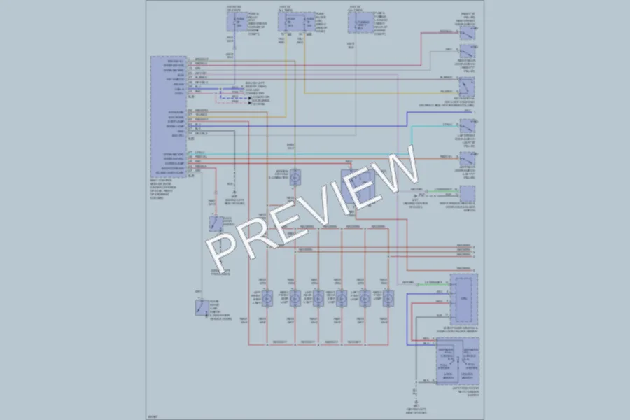 2006 Infiniti QX56 Interior Lights wiring diagram preview