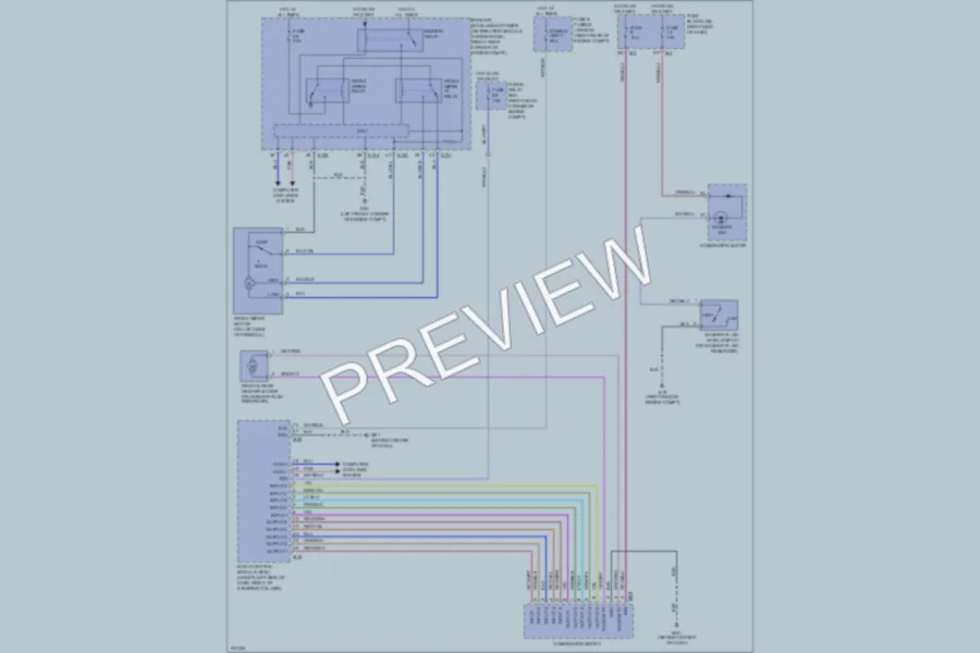 2006 Infiniti QX56 Wiper Washer wiring diagram preview