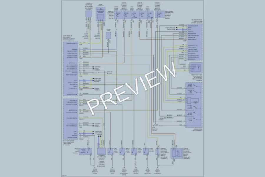 2006 Jaguar SType Anti Theft wiring diagram preview