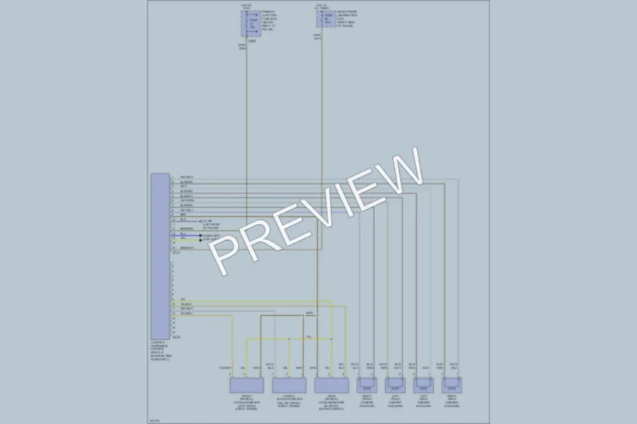 2006 Jaguar SType Electronic Suspension wiring diagram preview