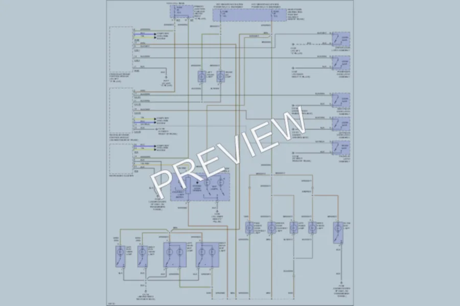 2006 Jaguar SType Interior Lights wiring diagram preview