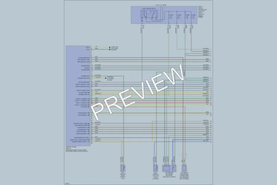 2006 Jaguar XJR Engine Performance wiring diagram preview