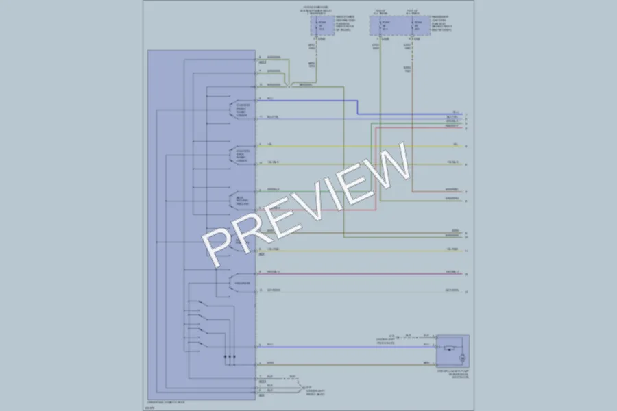 2006 Jaguar XJSuper Memory Systems wiring diagram preview