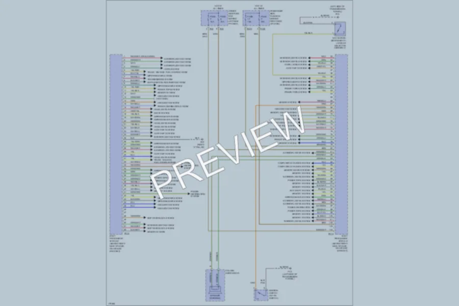 2006 Jaguar XK8 Body Control Modules wiring diagram preview