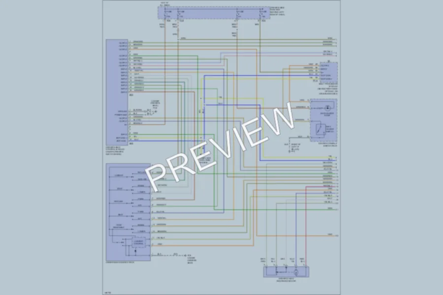 2006 Jaguar XKR Power Seats wiring diagram preview