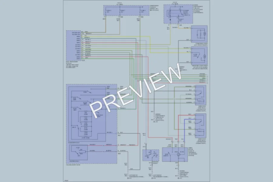 2006 Jaguar XKR Wiper Washer wiring diagram preview