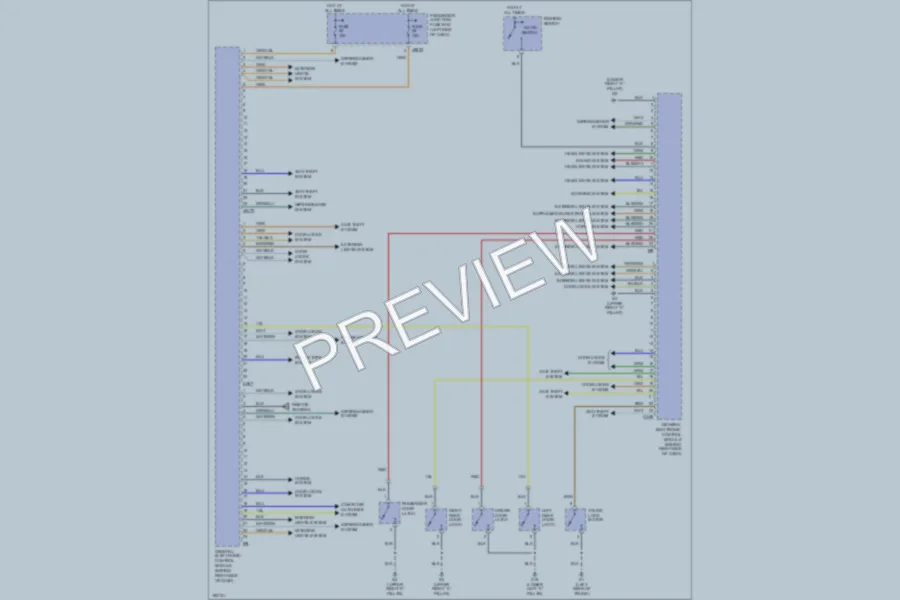 2006 Jaguar XType Body Control Modules wiring diagram preview